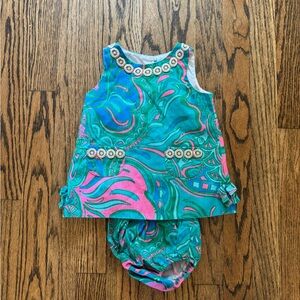 Lilly Pulitzer Baby Lilly Shift Dress, Size 6-12 Months